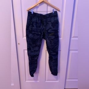 Blue Camo Pants/Joggers